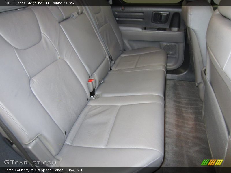 White / Gray 2010 Honda Ridgeline RTL