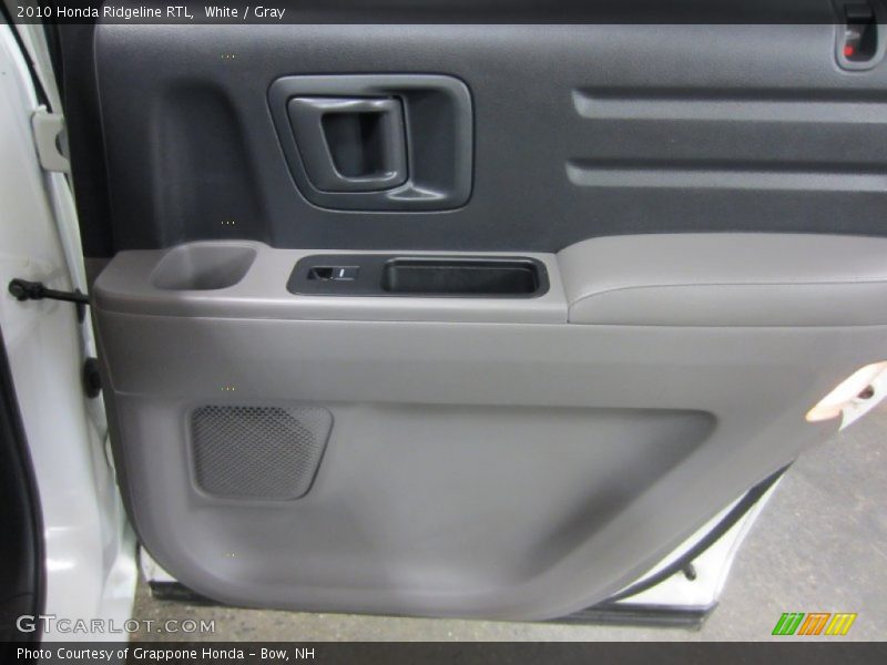 White / Gray 2010 Honda Ridgeline RTL