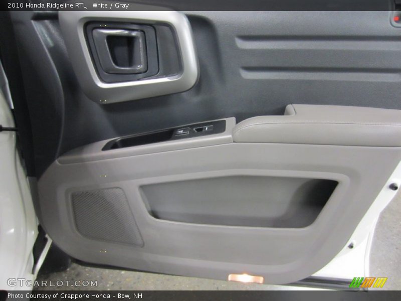 White / Gray 2010 Honda Ridgeline RTL