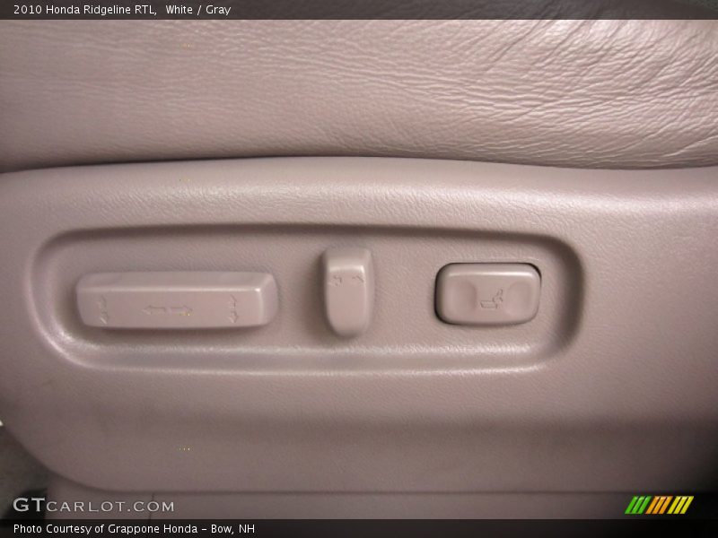 White / Gray 2010 Honda Ridgeline RTL