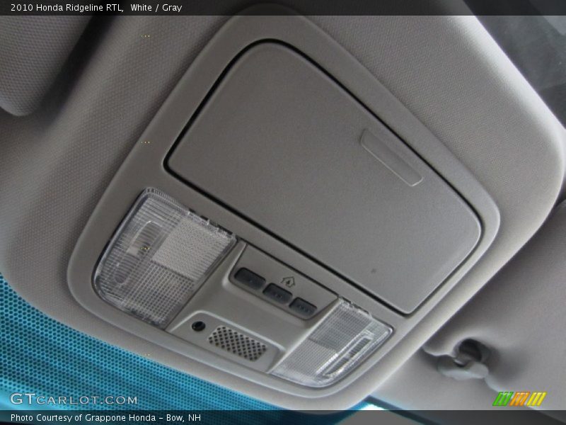 White / Gray 2010 Honda Ridgeline RTL