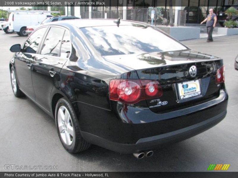 Black / Anthracite Black 2008 Volkswagen Jetta SE Sedan