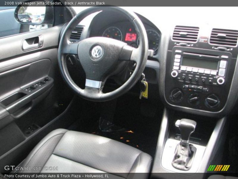 Black / Anthracite Black 2008 Volkswagen Jetta SE Sedan