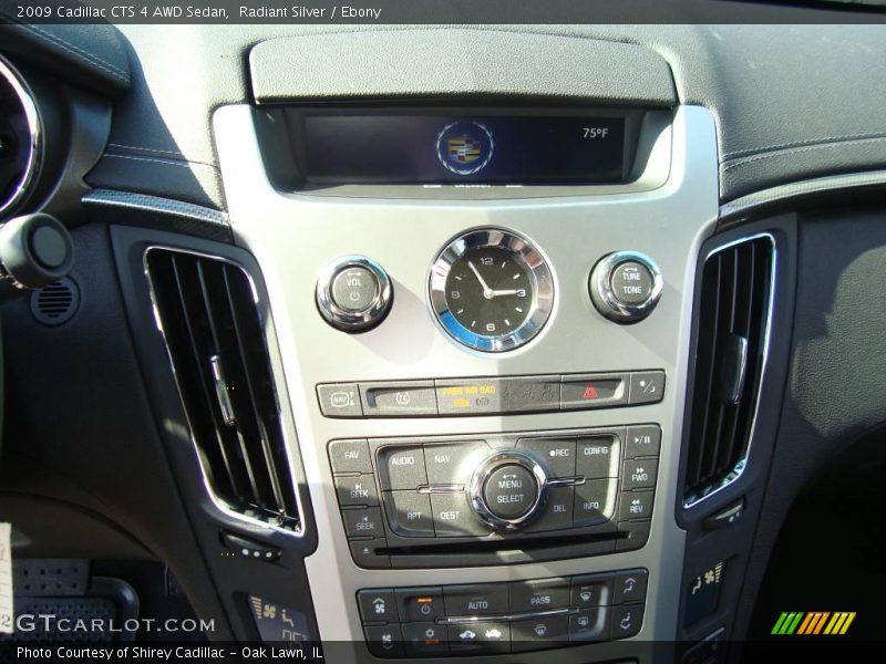 Radiant Silver / Ebony 2009 Cadillac CTS 4 AWD Sedan