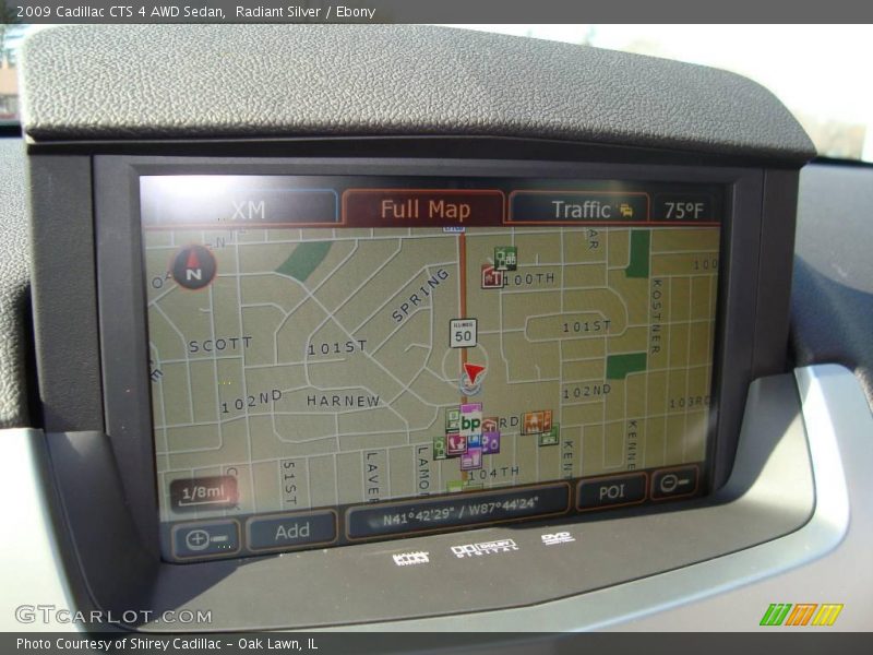 Radiant Silver / Ebony 2009 Cadillac CTS 4 AWD Sedan