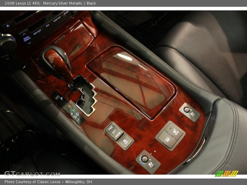 Mercury Silver Metallic / Black 2008 Lexus LS 460