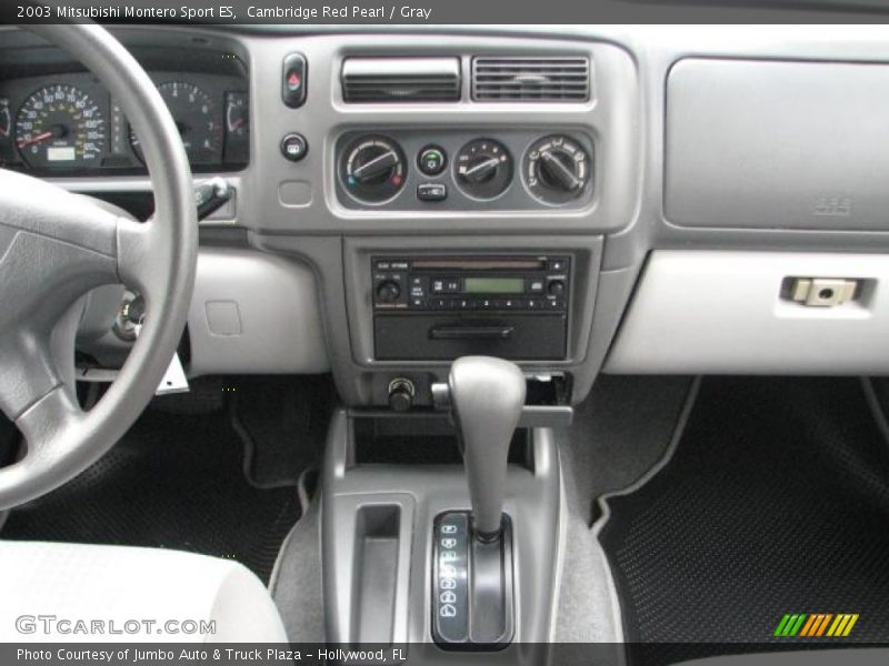 Cambridge Red Pearl / Gray 2003 Mitsubishi Montero Sport ES