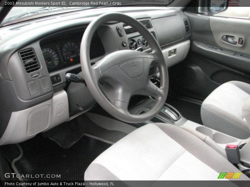 Cambridge Red Pearl / Gray 2003 Mitsubishi Montero Sport ES