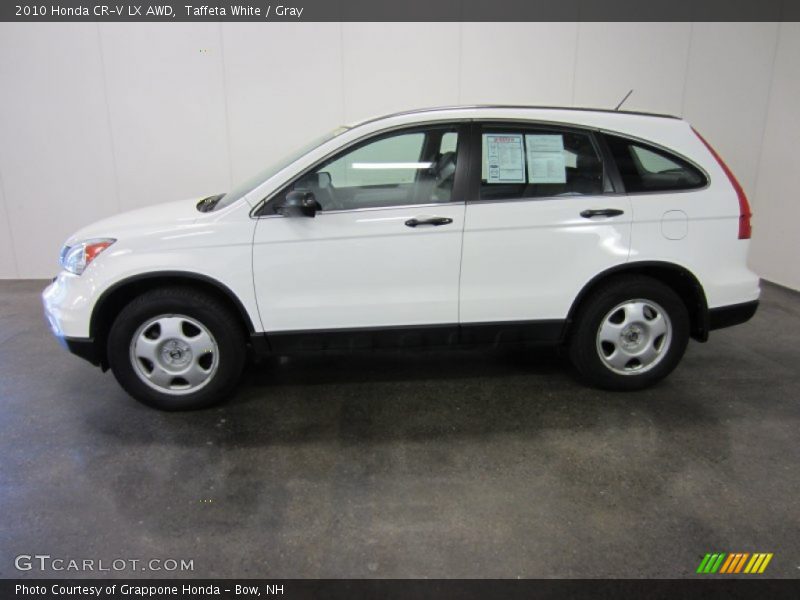 Taffeta White / Gray 2010 Honda CR-V LX AWD