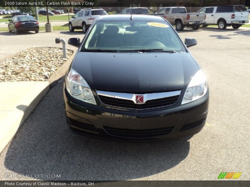 Carbon Flash Black / Gray 2008 Saturn Aura XE