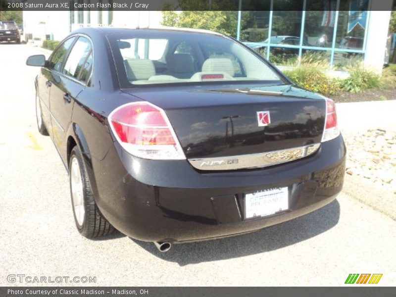 Carbon Flash Black / Gray 2008 Saturn Aura XE