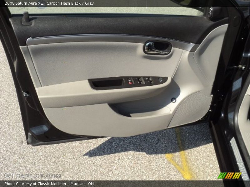 Carbon Flash Black / Gray 2008 Saturn Aura XE