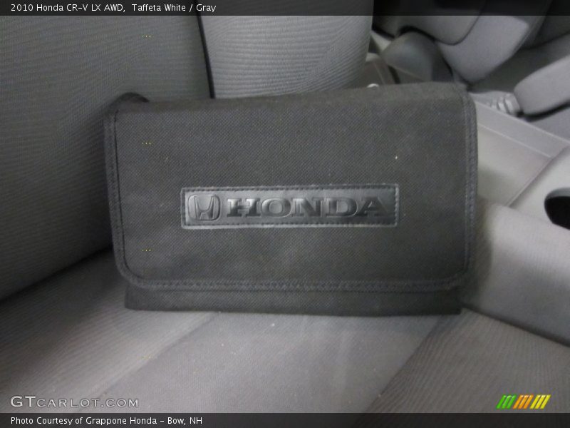 Taffeta White / Gray 2010 Honda CR-V LX AWD