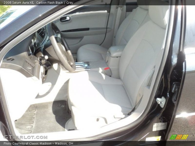 Carbon Flash Black / Gray 2008 Saturn Aura XE