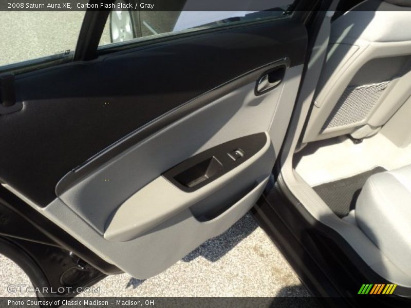 Carbon Flash Black / Gray 2008 Saturn Aura XE