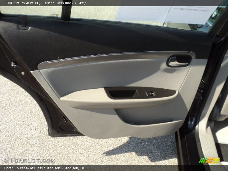 Carbon Flash Black / Gray 2008 Saturn Aura XE