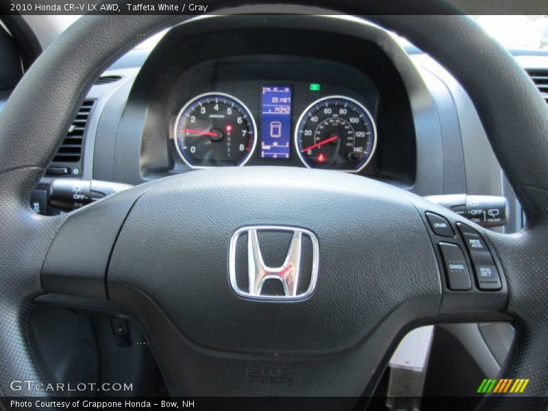 Taffeta White / Gray 2010 Honda CR-V LX AWD