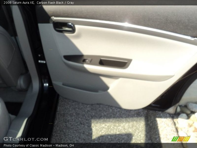 Carbon Flash Black / Gray 2008 Saturn Aura XE