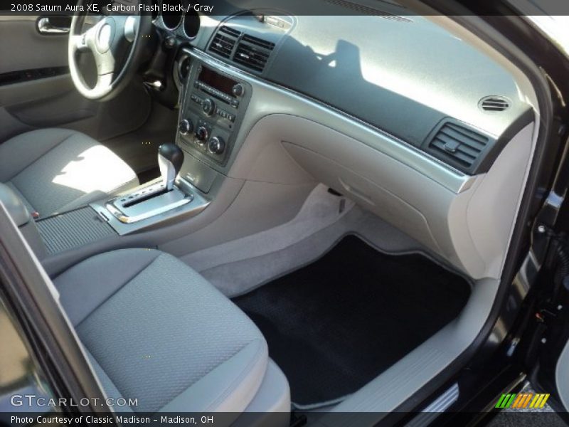 Carbon Flash Black / Gray 2008 Saturn Aura XE