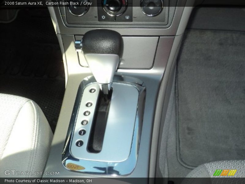 Carbon Flash Black / Gray 2008 Saturn Aura XE