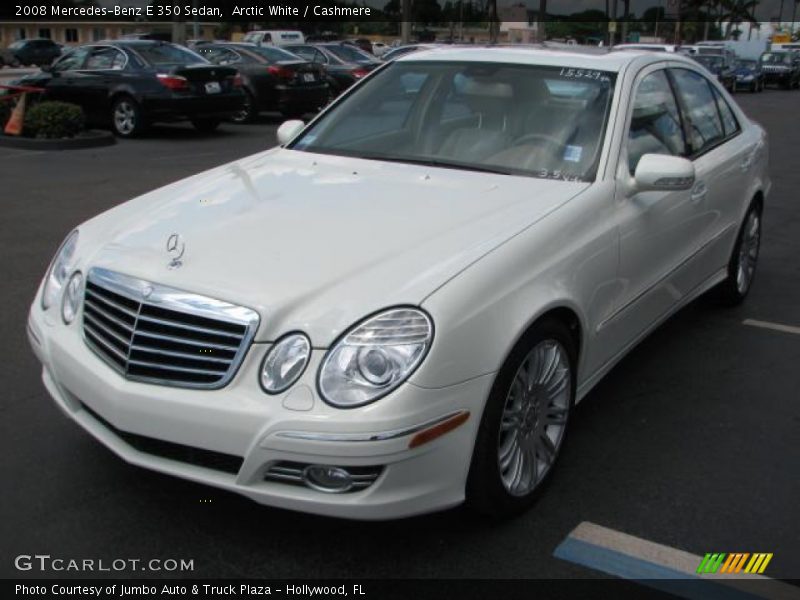Arctic White / Cashmere 2008 Mercedes-Benz E 350 Sedan
