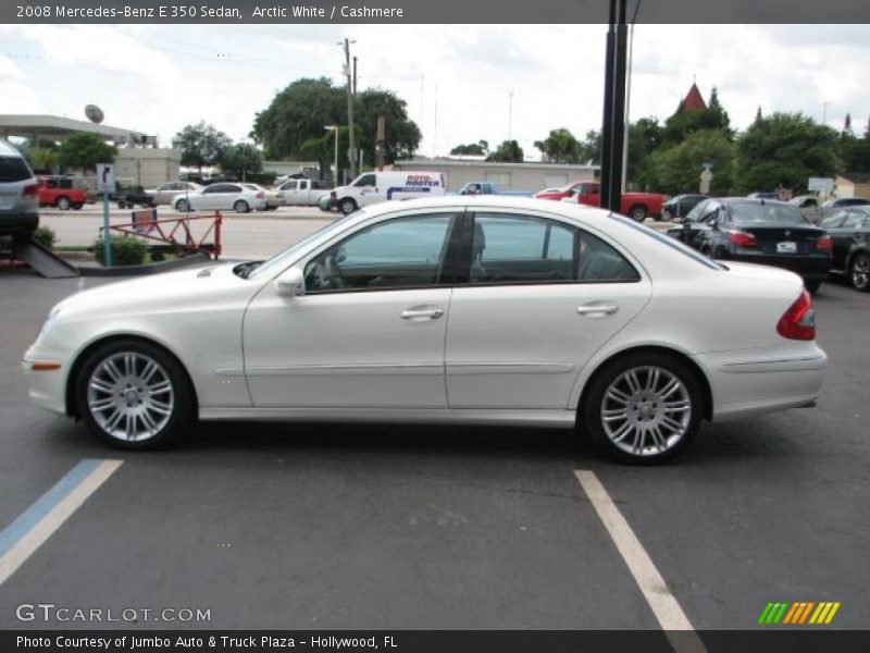 Arctic White / Cashmere 2008 Mercedes-Benz E 350 Sedan