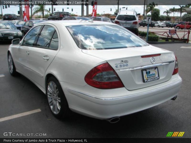 Arctic White / Cashmere 2008 Mercedes-Benz E 350 Sedan