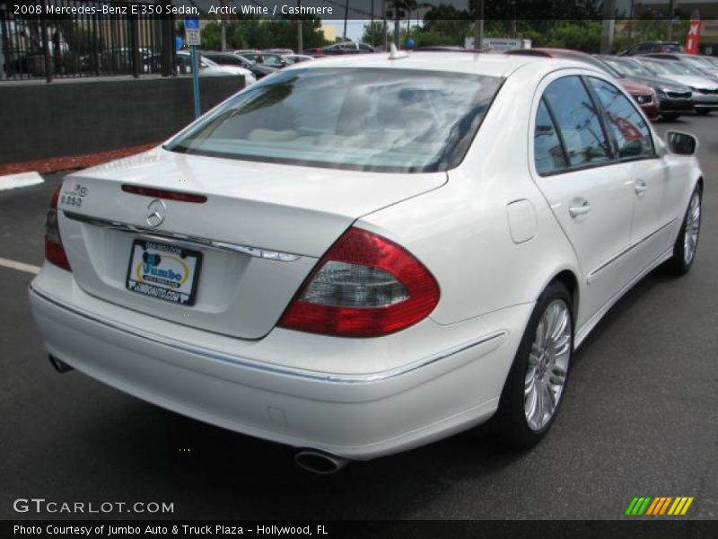 Arctic White / Cashmere 2008 Mercedes-Benz E 350 Sedan
