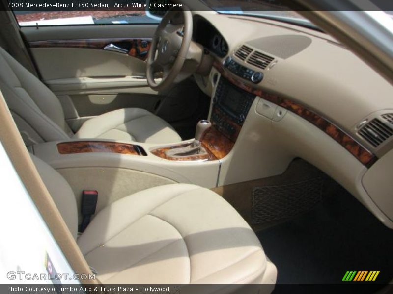 Arctic White / Cashmere 2008 Mercedes-Benz E 350 Sedan
