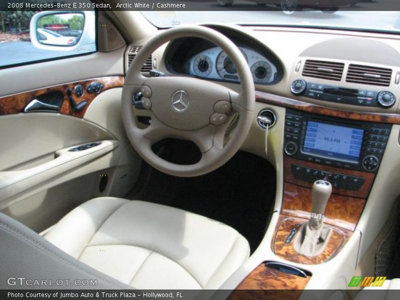 Arctic White / Cashmere 2008 Mercedes-Benz E 350 Sedan