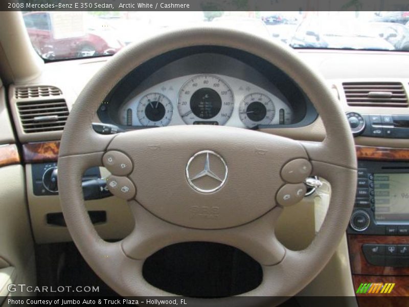 Arctic White / Cashmere 2008 Mercedes-Benz E 350 Sedan