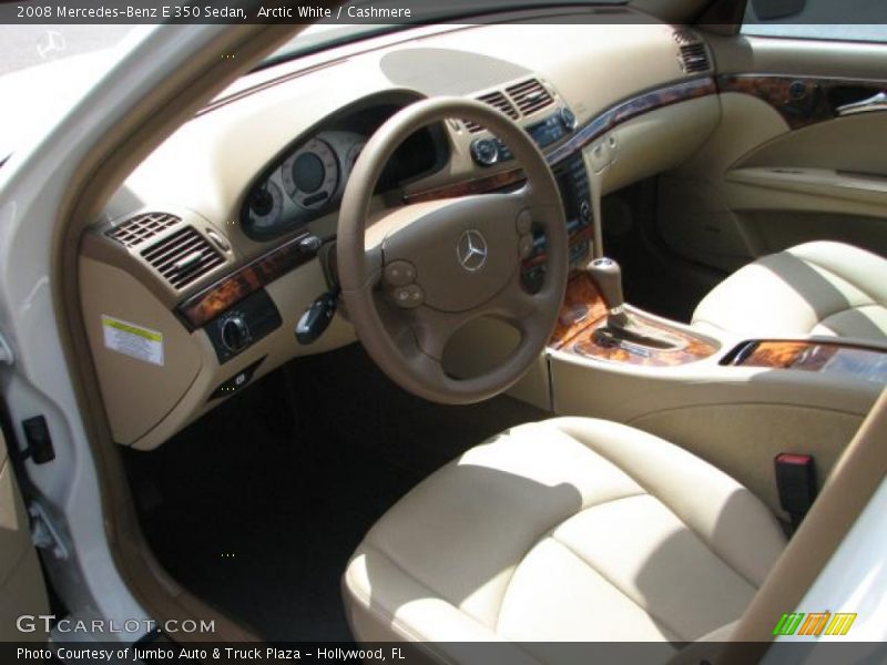 Arctic White / Cashmere 2008 Mercedes-Benz E 350 Sedan