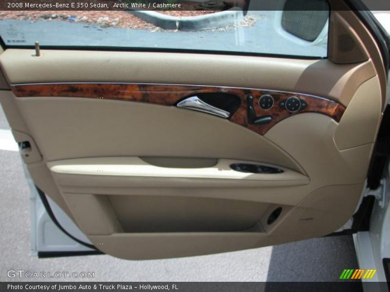 Arctic White / Cashmere 2008 Mercedes-Benz E 350 Sedan