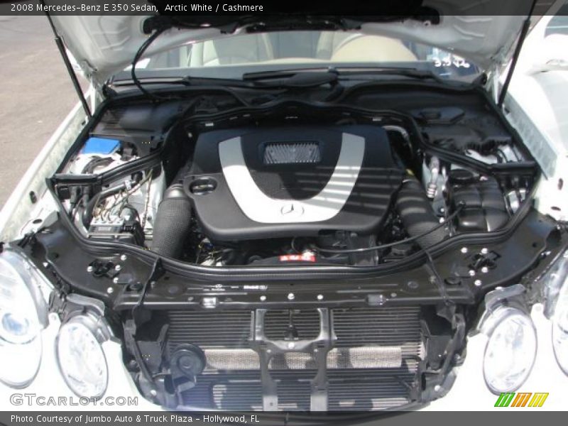Arctic White / Cashmere 2008 Mercedes-Benz E 350 Sedan