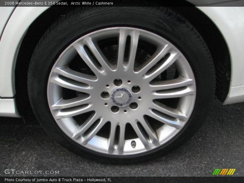 Arctic White / Cashmere 2008 Mercedes-Benz E 350 Sedan