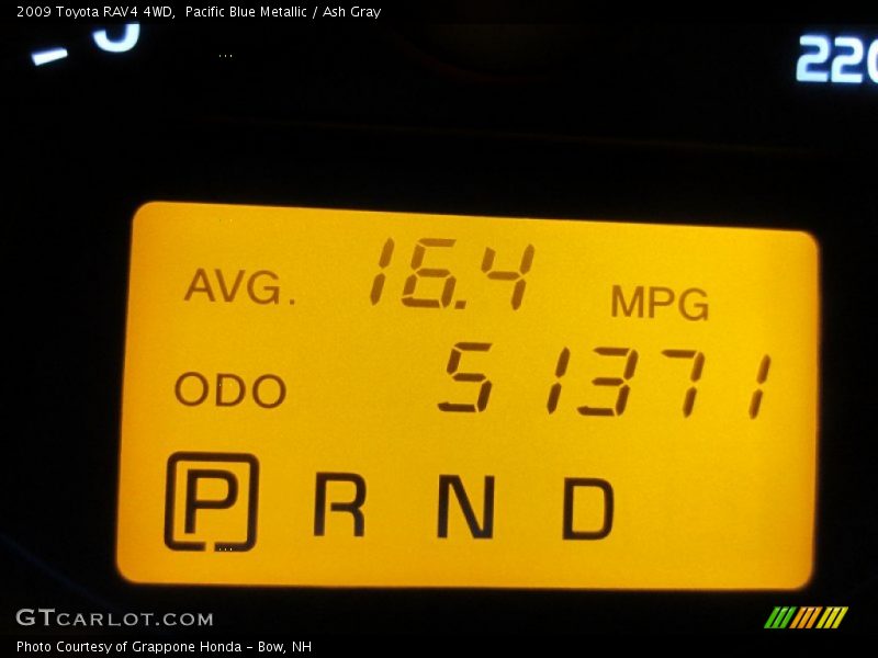 Pacific Blue Metallic / Ash Gray 2009 Toyota RAV4 4WD