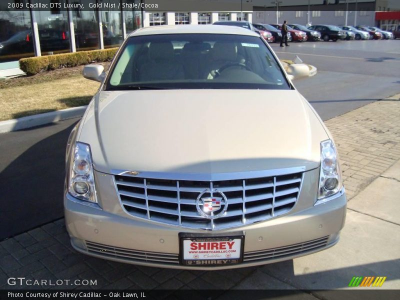 Gold Mist / Shale/Cocoa 2009 Cadillac DTS Luxury