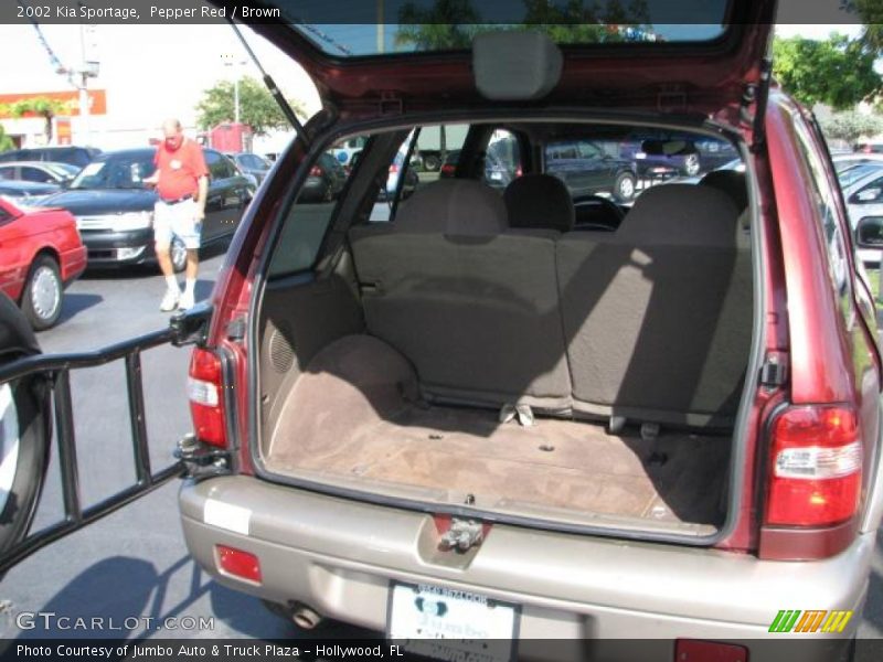 Pepper Red / Brown 2002 Kia Sportage