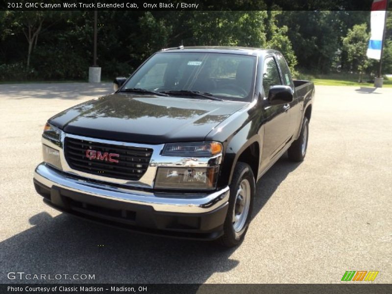 Onyx Black / Ebony 2012 GMC Canyon Work Truck Extended Cab