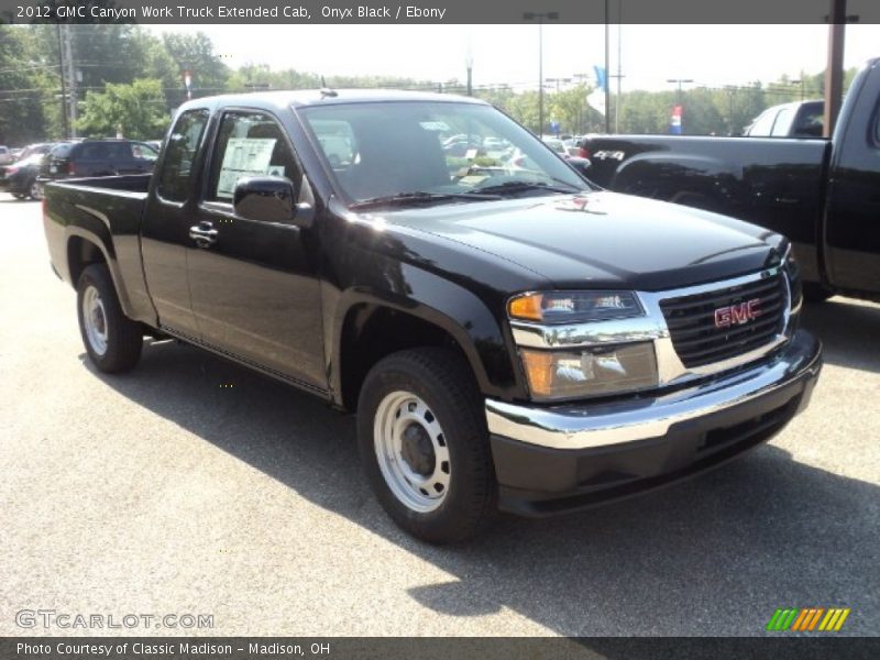 Onyx Black / Ebony 2012 GMC Canyon Work Truck Extended Cab