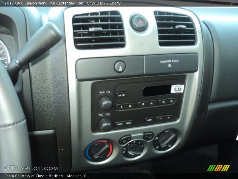 Audio System of 2012 Canyon Work Truck Extended Cab