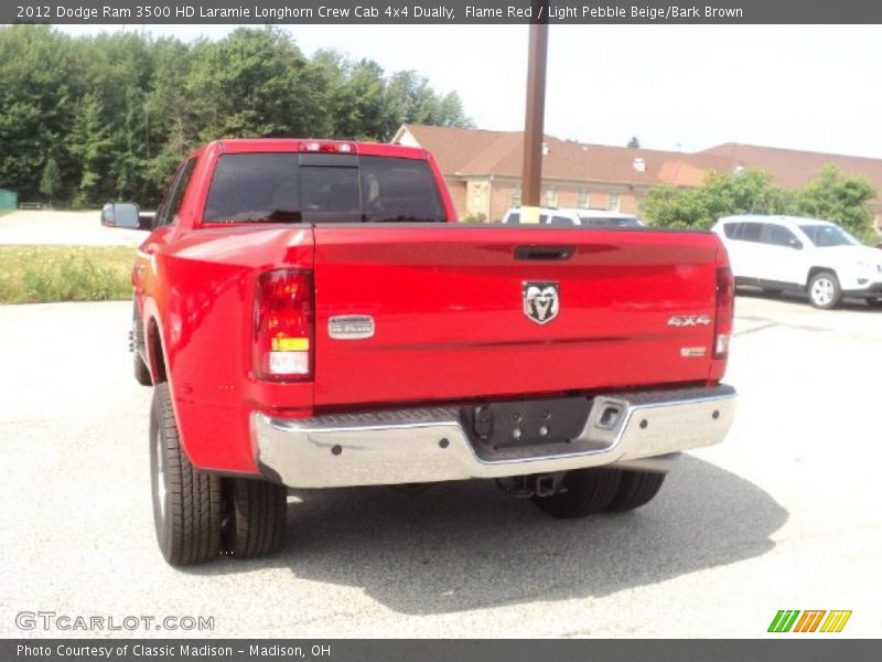  2012 Ram 3500 HD Laramie Longhorn Crew Cab 4x4 Dually Flame Red