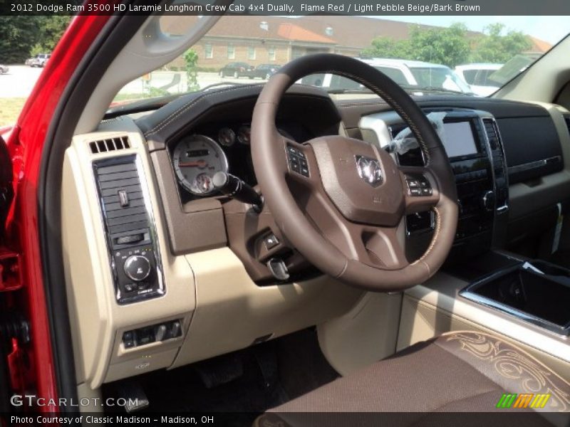  2012 Ram 3500 HD Laramie Longhorn Crew Cab 4x4 Dually Steering Wheel