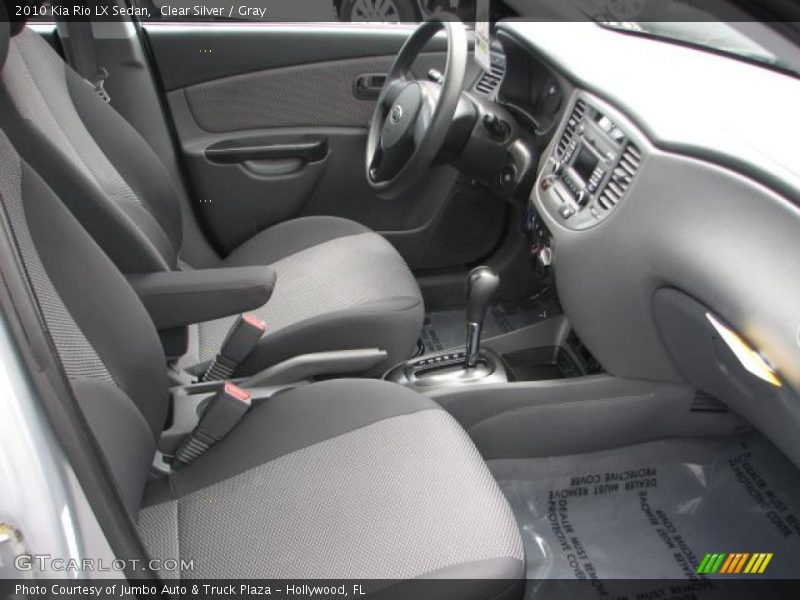Clear Silver / Gray 2010 Kia Rio LX Sedan