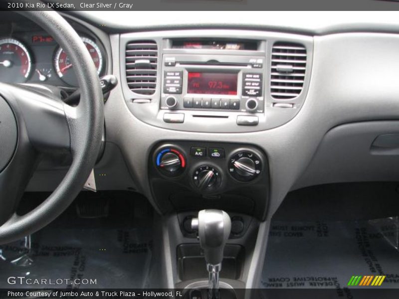 Clear Silver / Gray 2010 Kia Rio LX Sedan