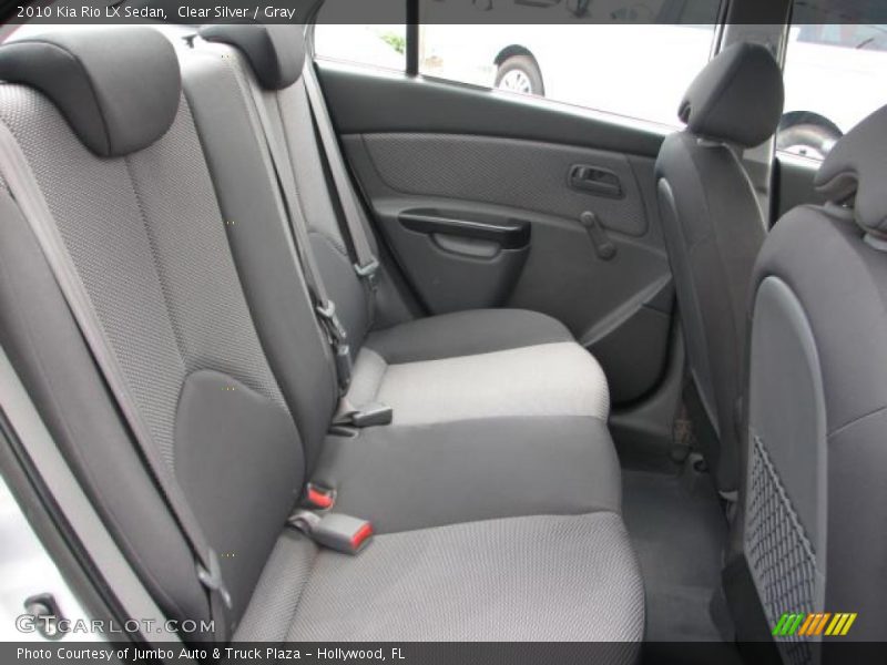Clear Silver / Gray 2010 Kia Rio LX Sedan