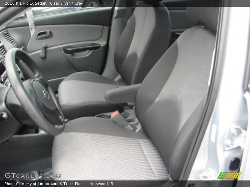 Clear Silver / Gray 2010 Kia Rio LX Sedan