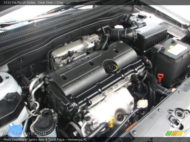 Clear Silver / Gray 2010 Kia Rio LX Sedan