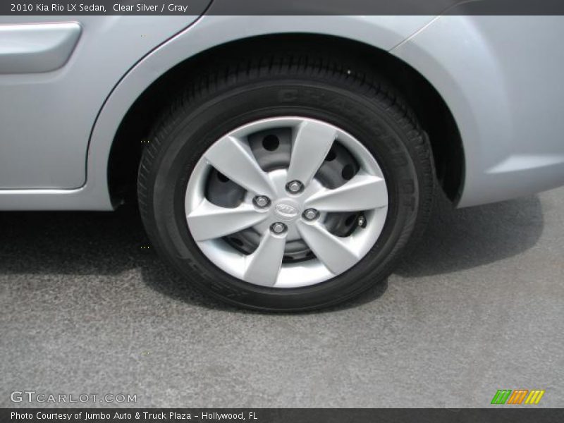 Clear Silver / Gray 2010 Kia Rio LX Sedan