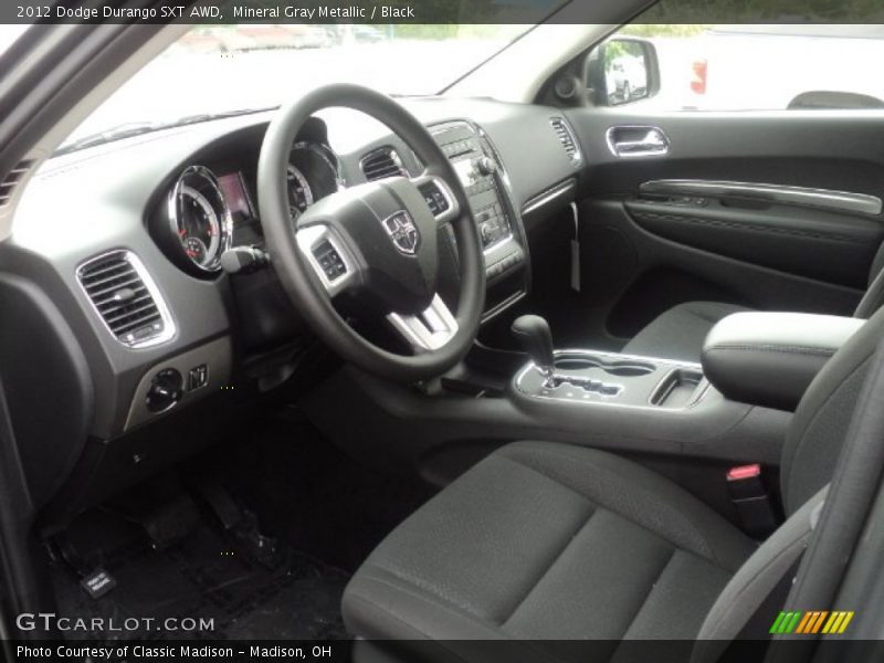 Black Interior - 2012 Durango SXT AWD 